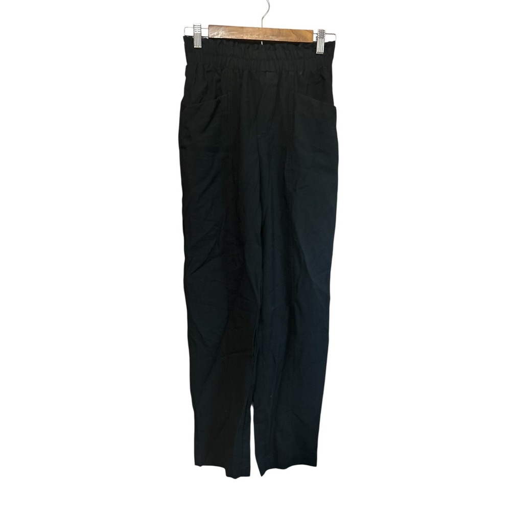 A New Day Women's‎ XS Black High Waisted Pull On Casual Pants Trousers